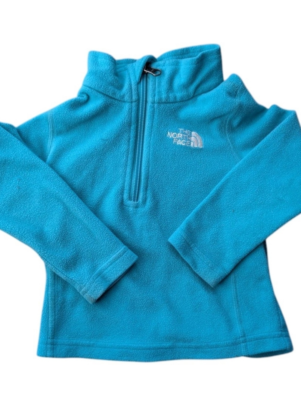 The North Face Youth Teal Quarter-Zip Fleece Pullover Size 2T